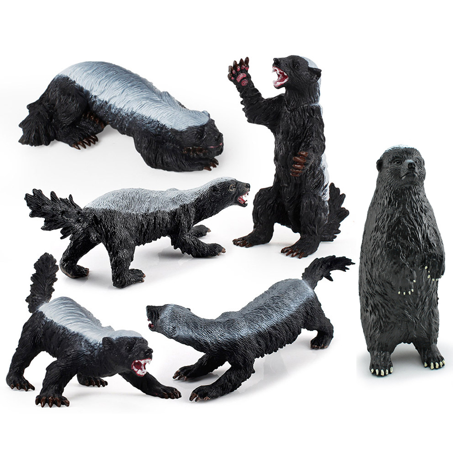 Kids Toys China - Realistic Honey Badger Model Simulation Wild