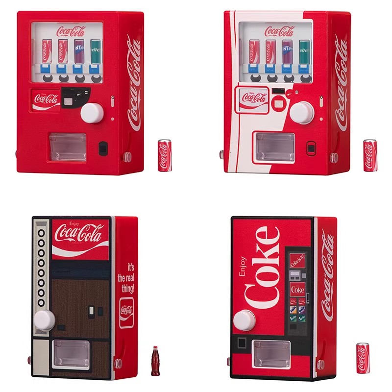 Kids Toys Vending Machine - Bandai Original 4Pcs Gashapon VENDING MACHINE