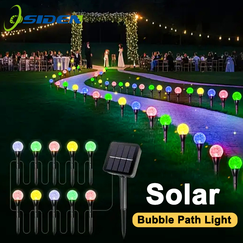 Bubble Machine Outdoor - 30 LED Solar Bubble Ball String