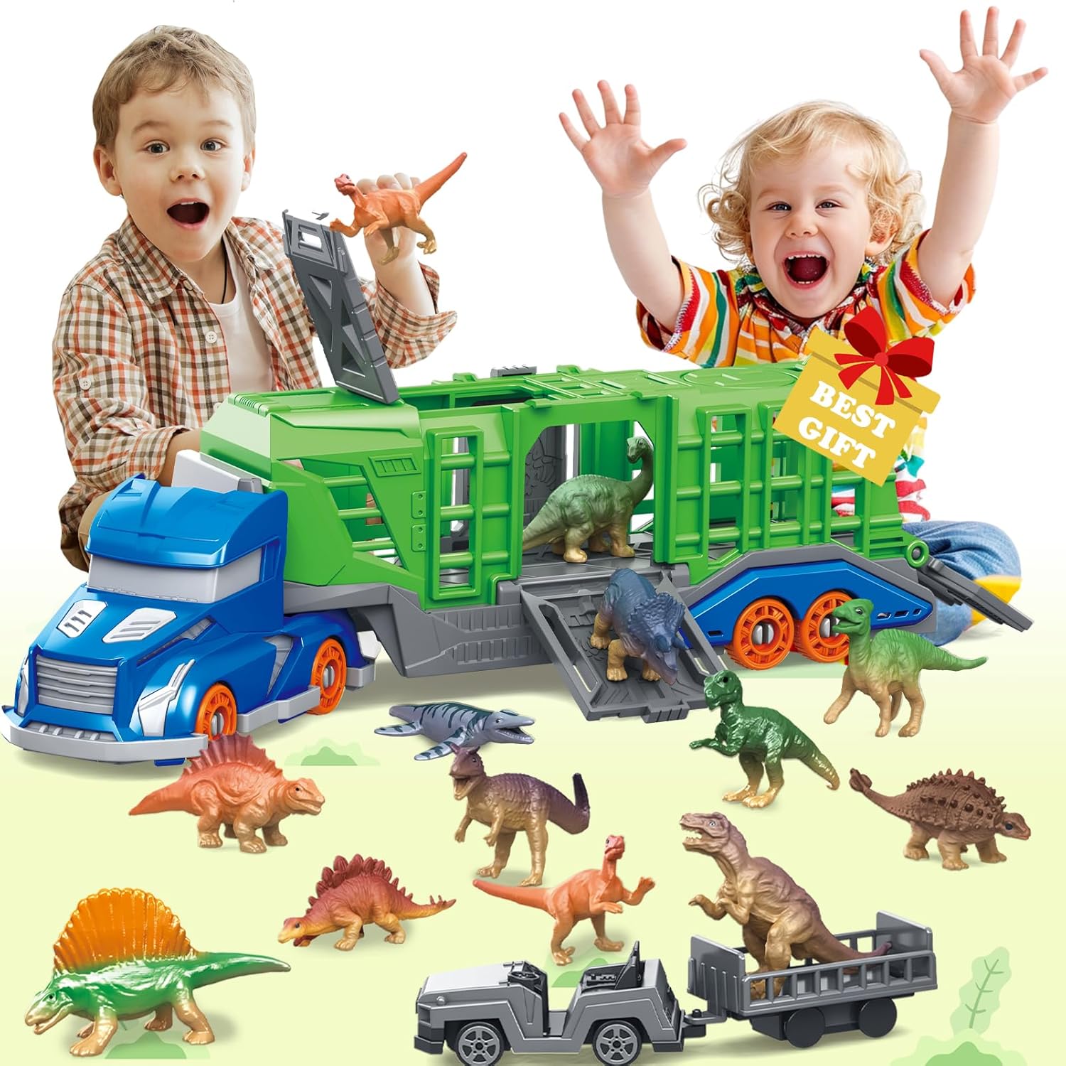 Dinosaur Animal Transport Vehi - đánh giá và giá Kids Toys 3 Year Old