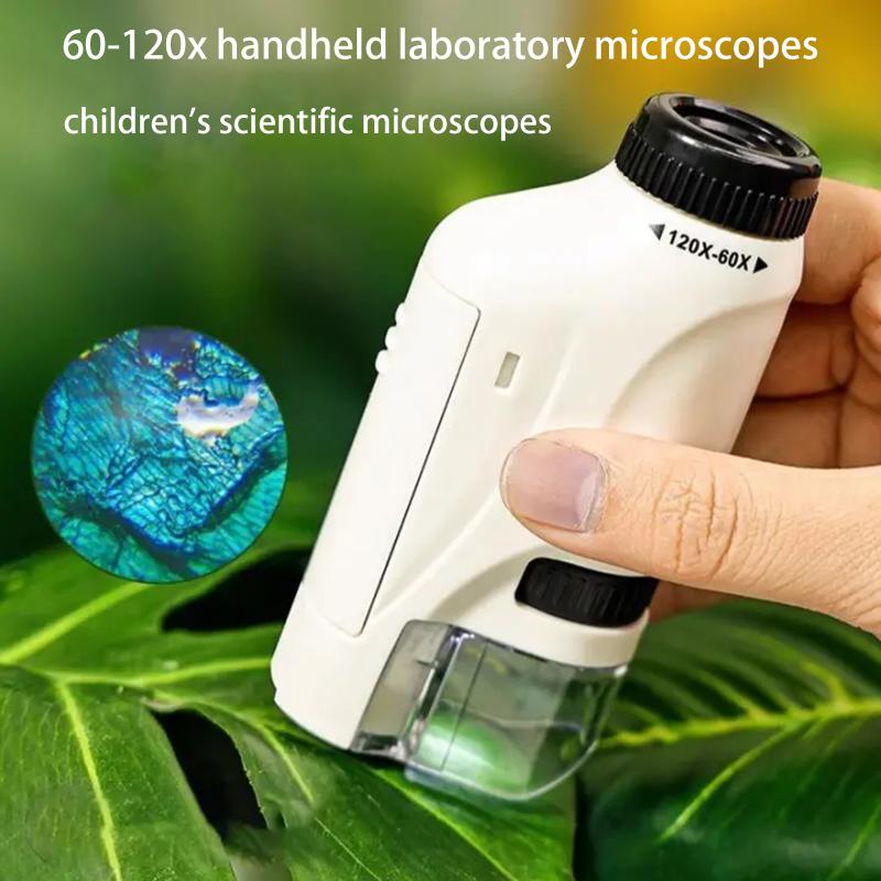 Microscope 60-120x Lab Handhel - đánh giá và giá Microscope Kids Science