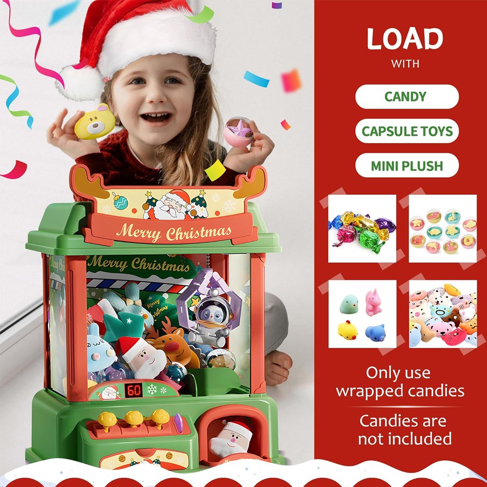 Christmas Claw Machine For Kid - đánh giá và giá Kids Toys Vending Machine
