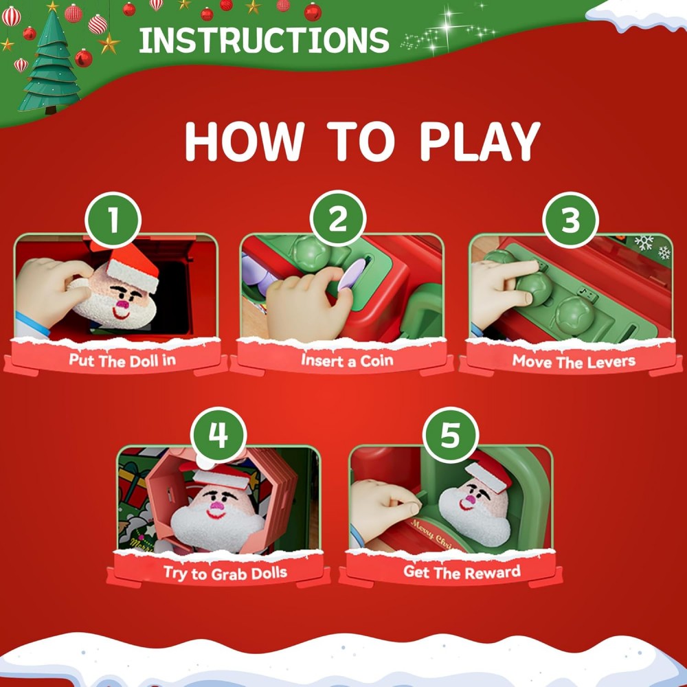 Christmas Claw Machine For Kid - đánh giá và giá Kids Toys Vending Machine