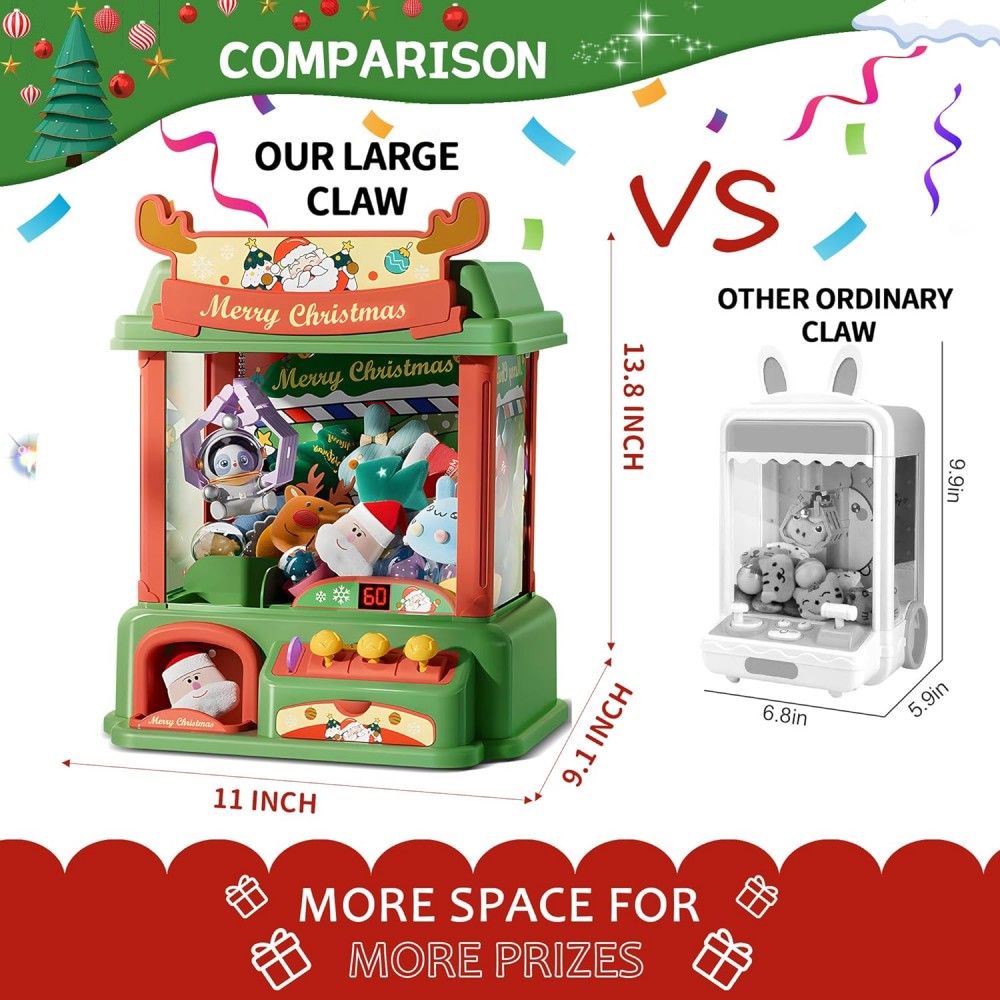 Christmas Claw Machine For Kid - đánh giá và giá Kids Toys Vending Machine