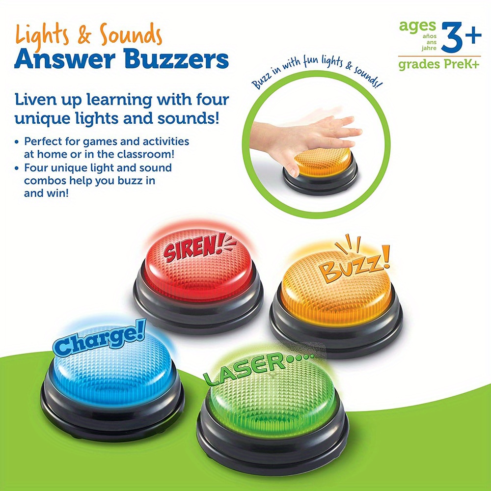 4pcs Lights and Sounds Buzzers - đánh giá và giá Kids Toys And Games