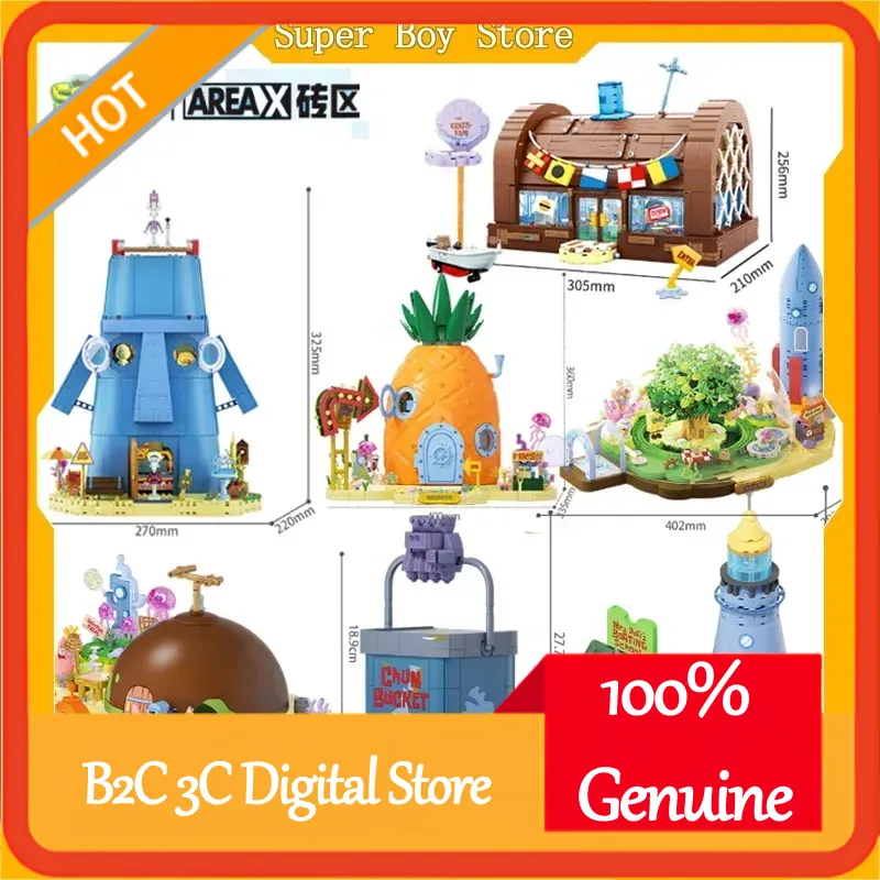 Areax Spongebob Bikini Bottom  - đánh giá và giá Kids Toys China