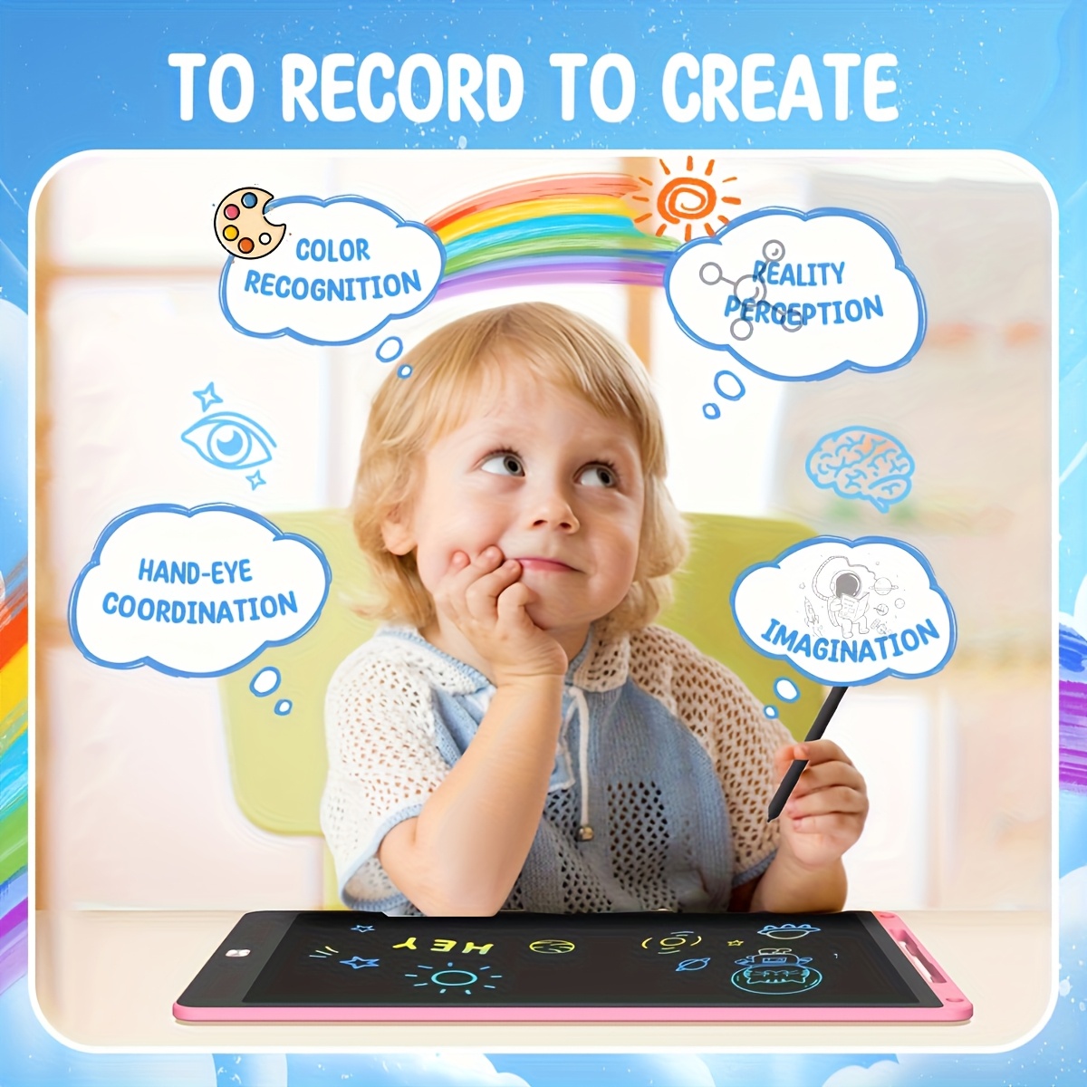 30pcs of 8.5 Inch LCD Drawing  - đánh giá và giá Learning Tablet Kids