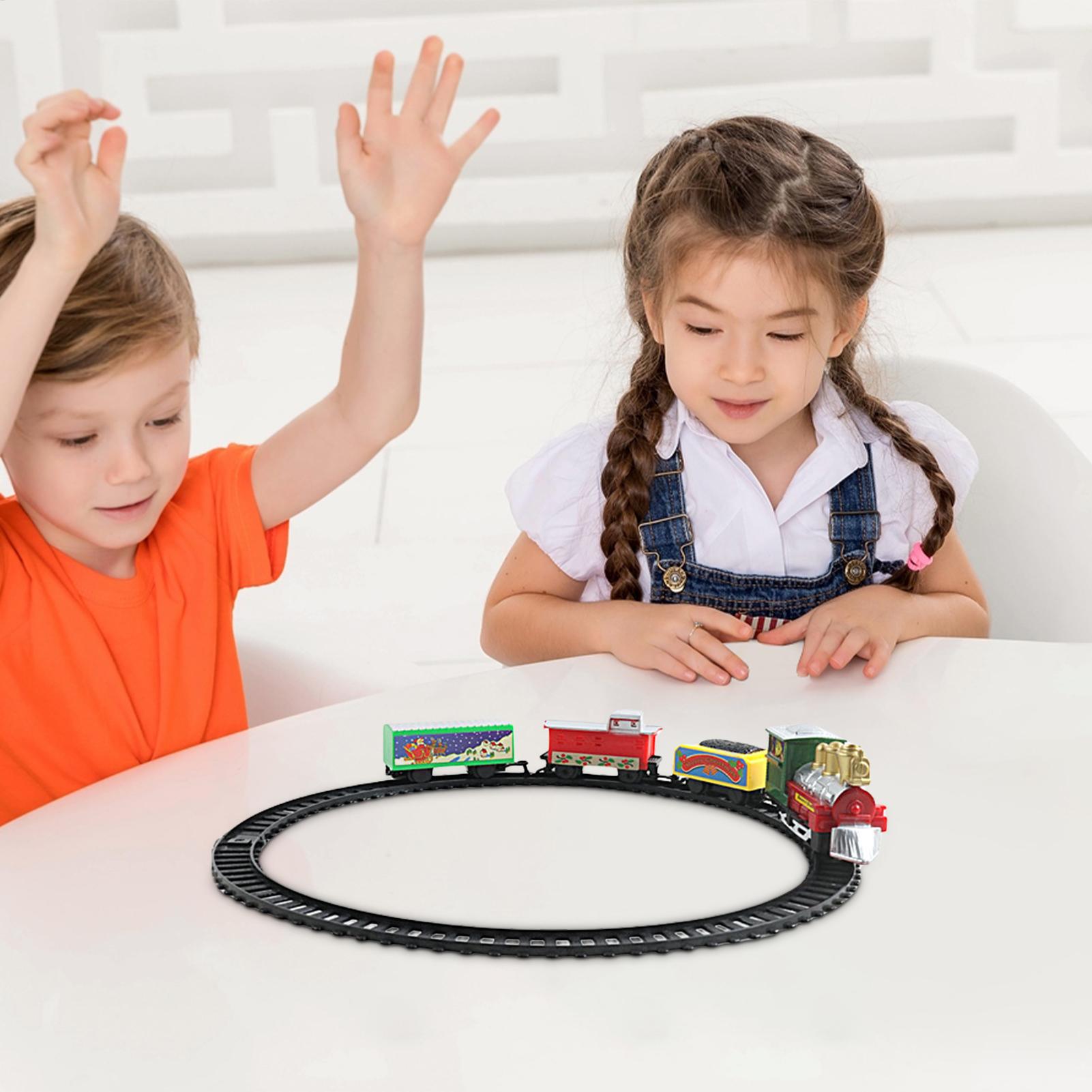 Christmas Train Set with Track - đánh giá và giá Toy Train Track Set