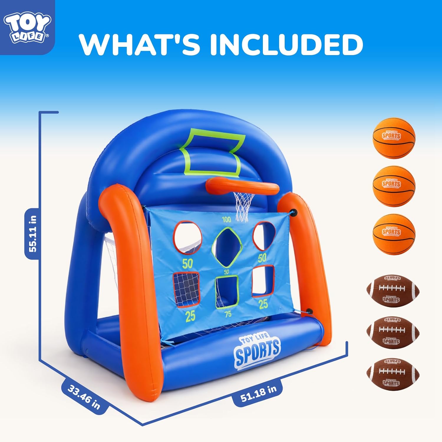 Multi-Sport Pool Games Inflata - đánh giá và giá Kids Toys And Games