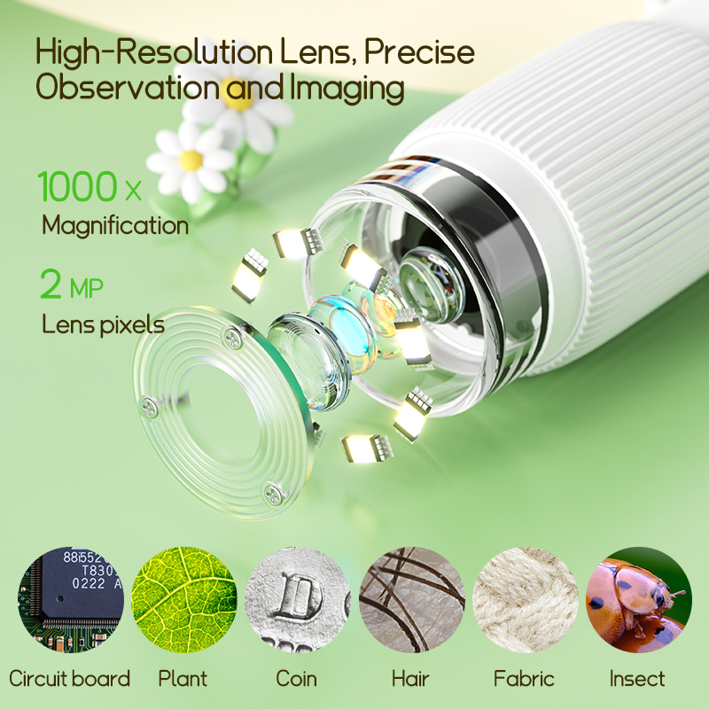 2.0 Inch Mini Pocket Microscop - đánh giá và giá Microscope Kids Science