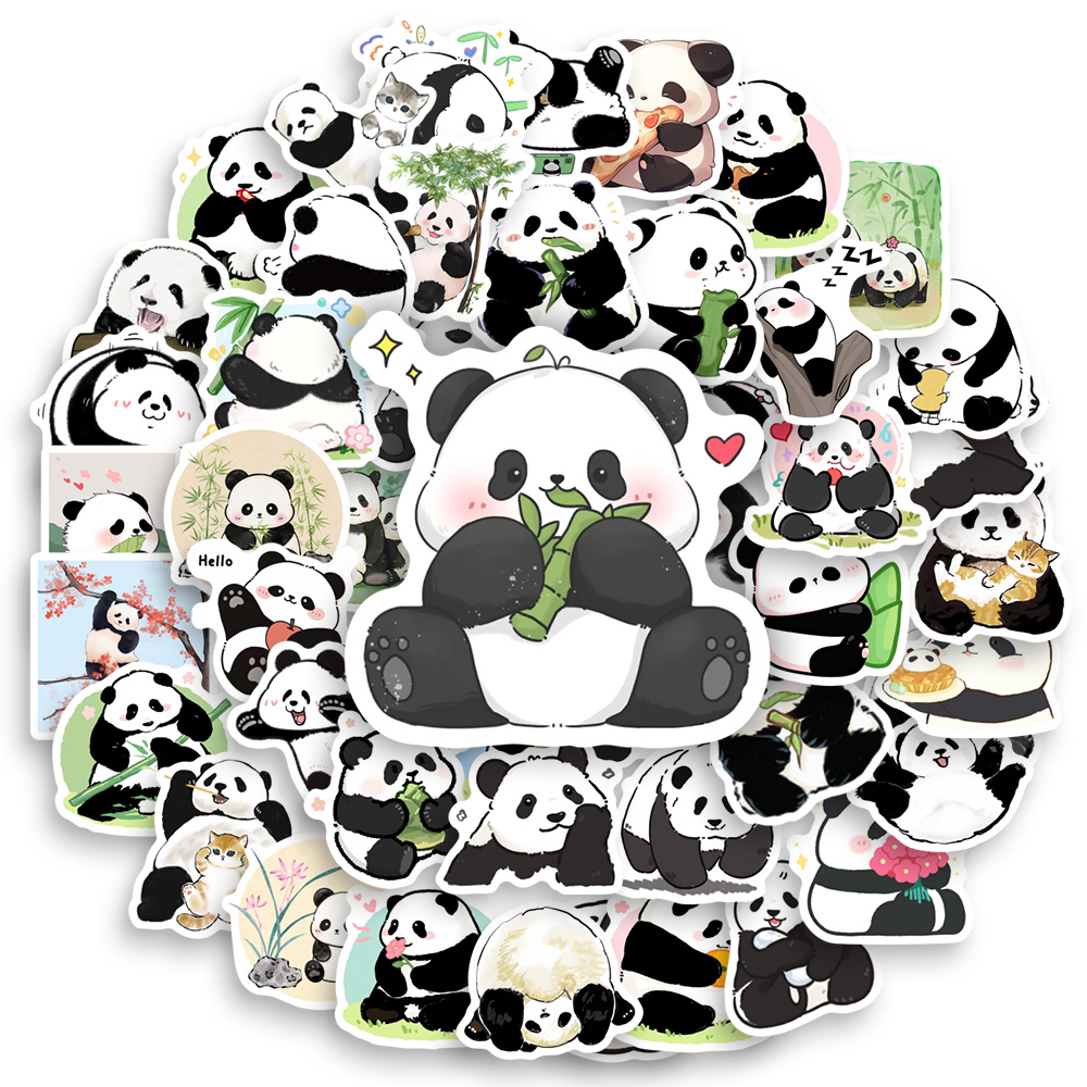 Cute Cartoon Panda Stickers Wa - đánh giá và giá Kids Toys Laptop