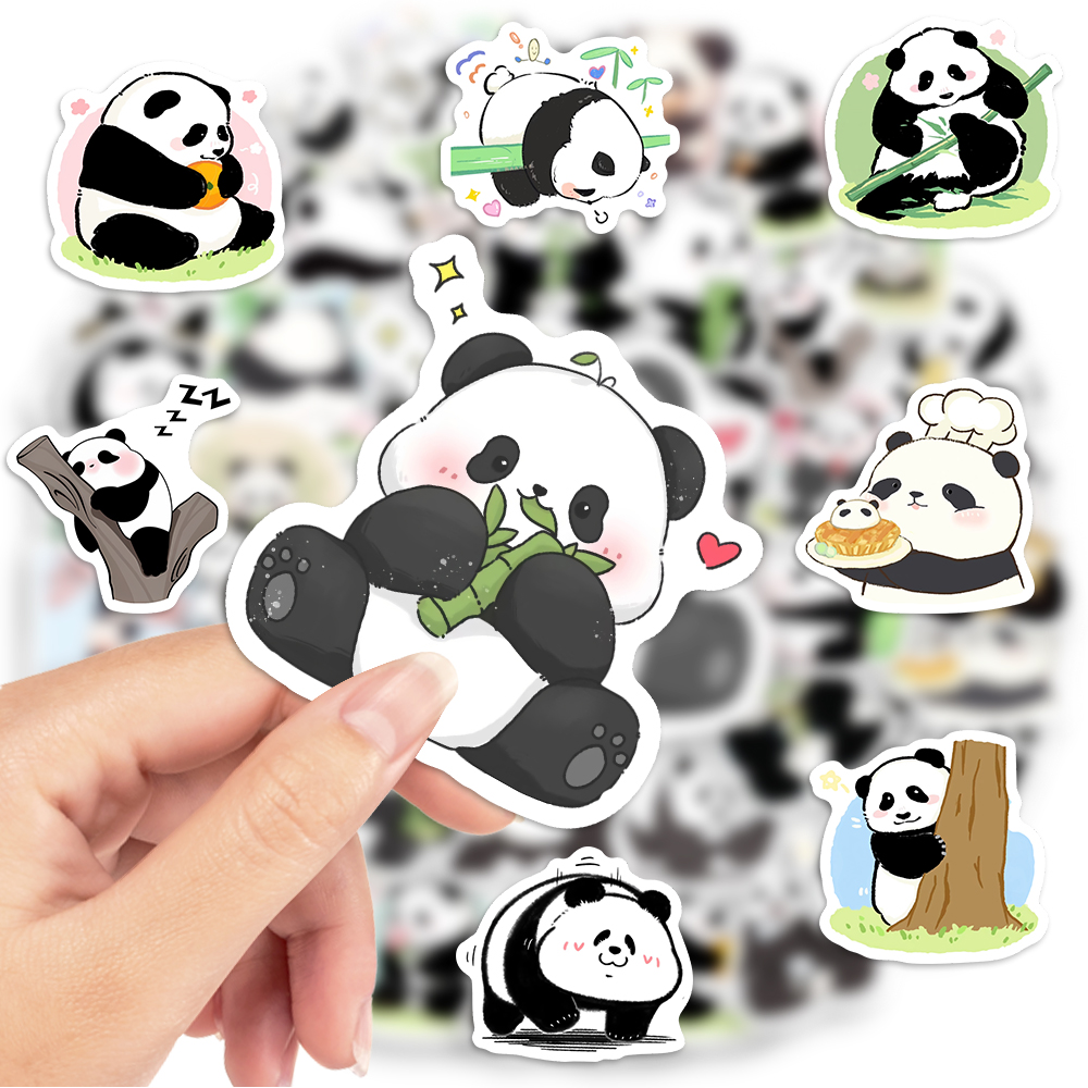 Cute Cartoon Panda Stickers Wa - đánh giá và giá Kids Toys Laptop