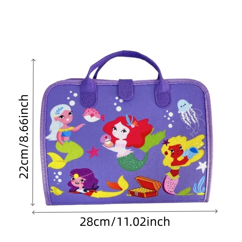 Mermaid Felt Quiet Busy Board  - đánh giá và giá Kids Zip Toys