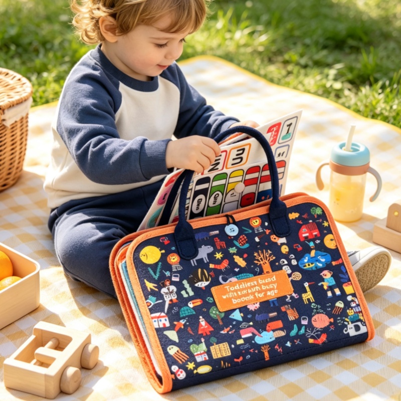 Cartoon City Busy Board Felt Q - đánh giá và giá Kids Zip Toys