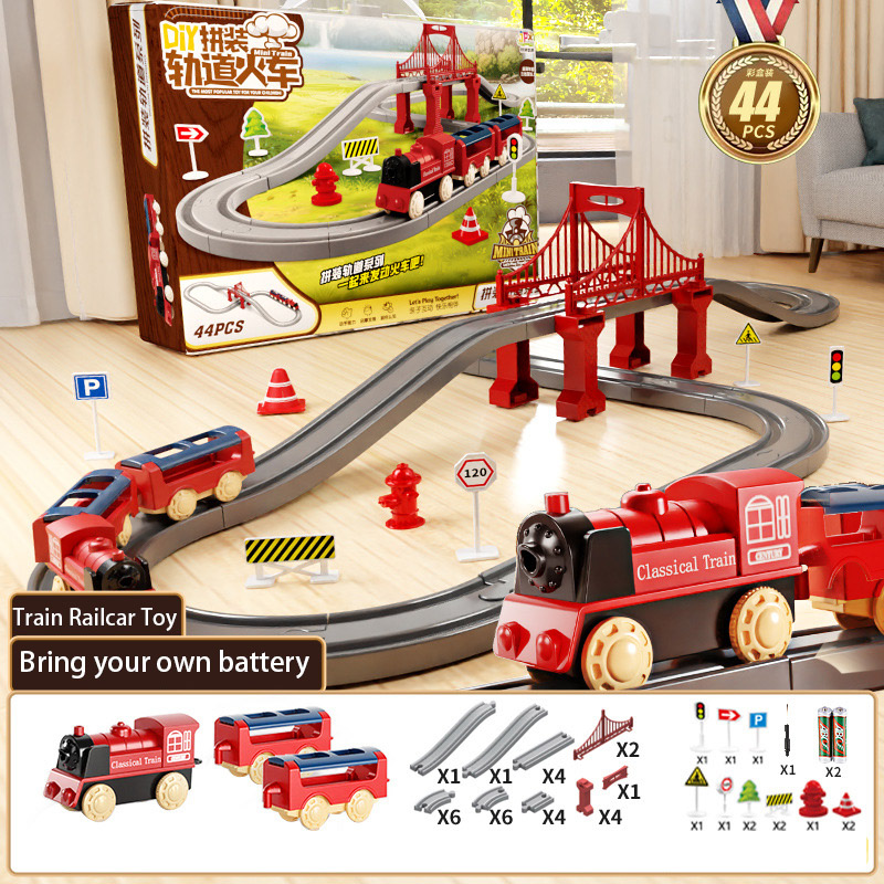 44Pcs/set Electric Train Track - đánh giá và giá Toy Train Track Set