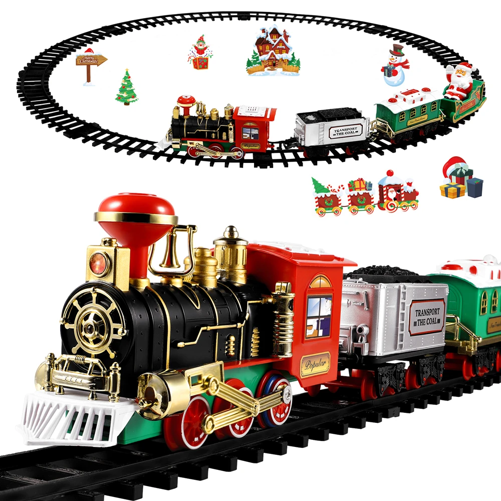 Christmas Train Set Festive Mi - đánh giá và giá Toy Train Track Set