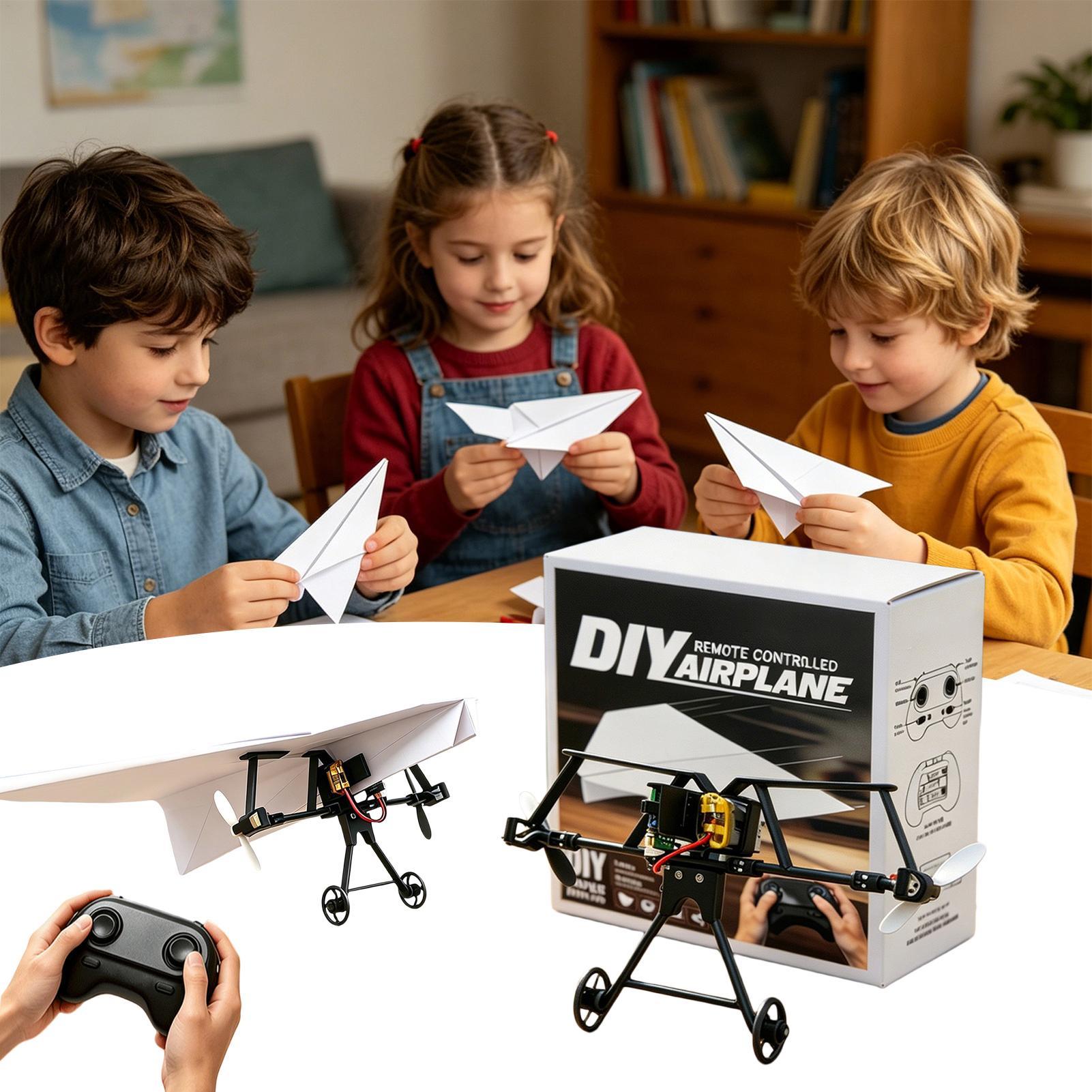 DIY RC Paper Airplane Kit Plan - đánh giá và giá Kids Toys Electric