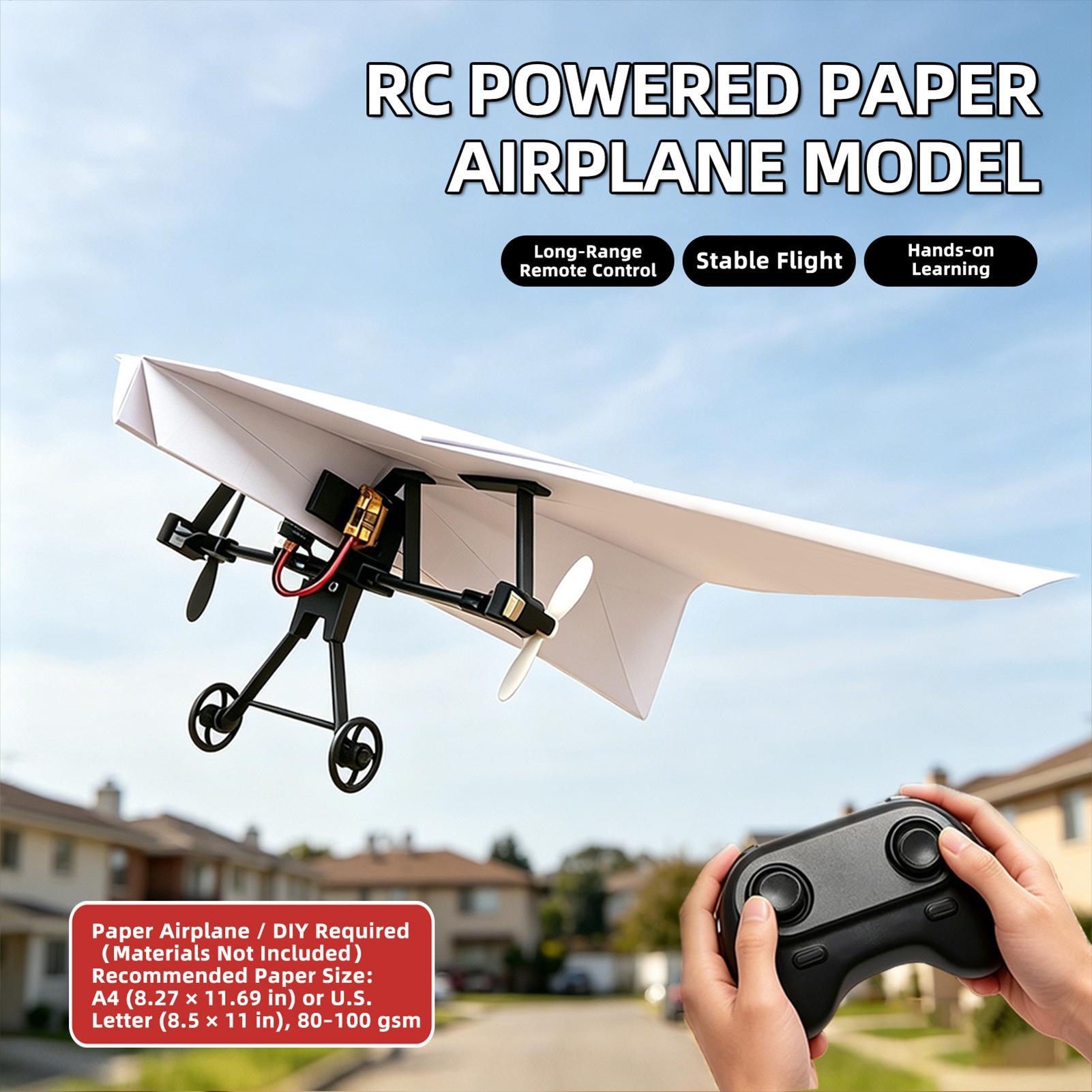 DIY RC Paper Airplane Kit Plan - đánh giá và giá Kids Toys Electric