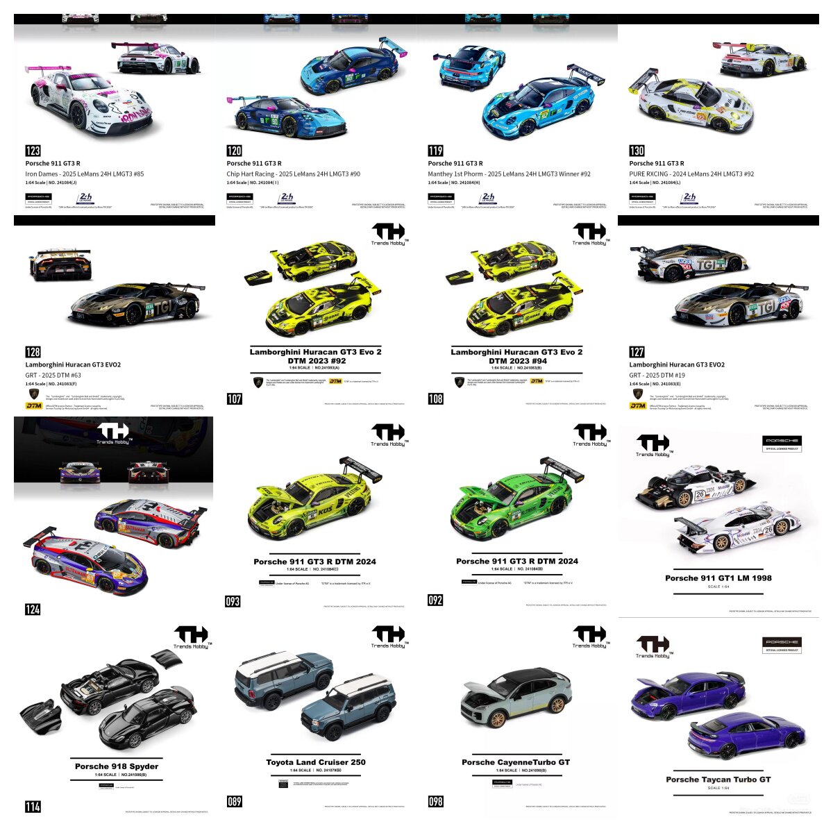 TH 1/64 Porsche 911 GT3 R LeMa - đánh giá và giá Kids Toys Boys