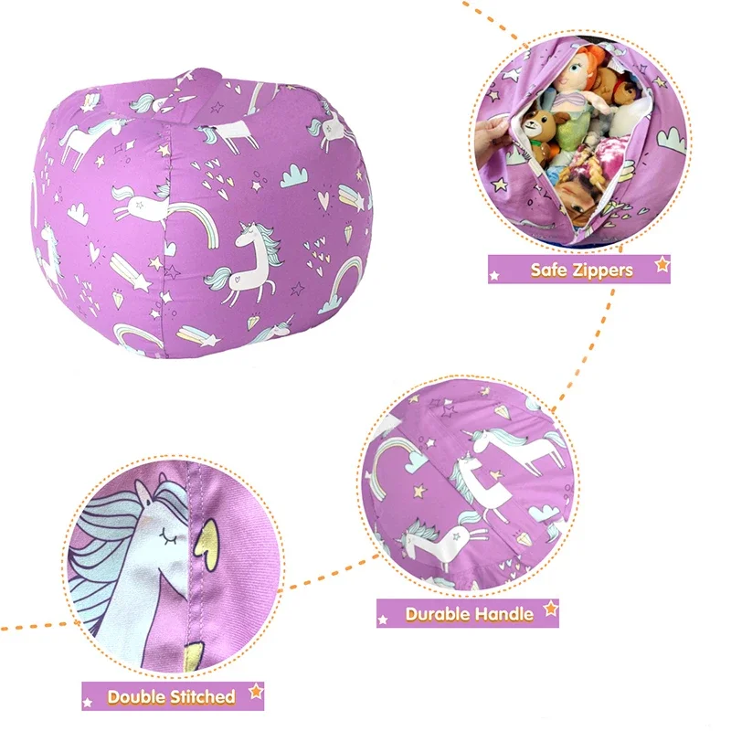 New Bean Bag Storage Stuffed A - đánh giá và giá Kids Zip Toys