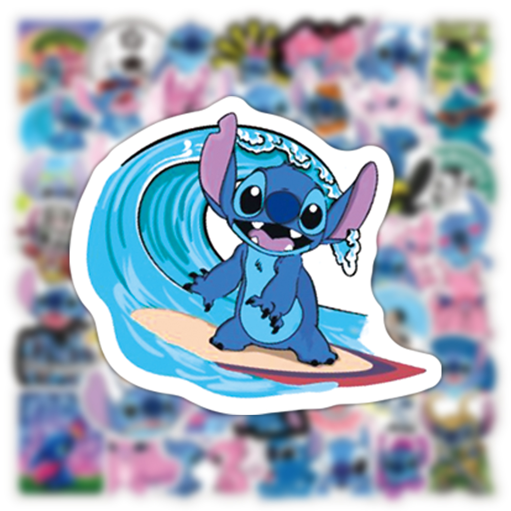 50/100pcs Cute Stitch Stickers - đánh giá và giá Kids Toys Laptop