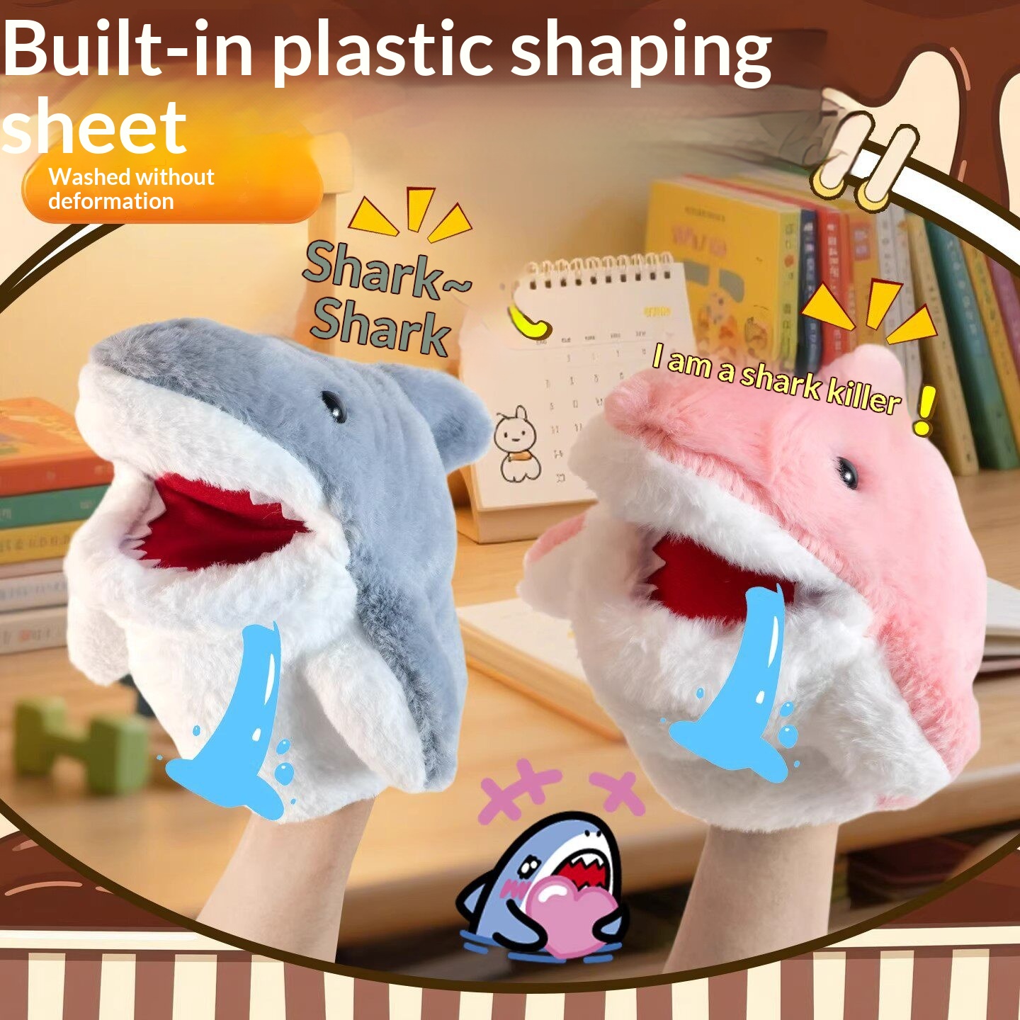 Shark Hand Puppet Plush Shark  - đánh giá và giá Kids Toys And Games