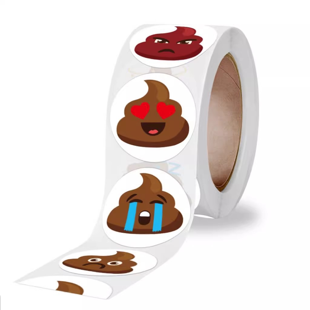 100-500pcs Funny Poop Cartoon  - đánh giá và giá Kids Toys Laptop