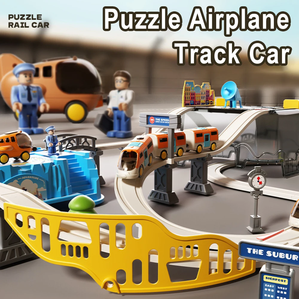 Airport Themed Train Track Toy - đánh giá và giá Toy Train Track Set