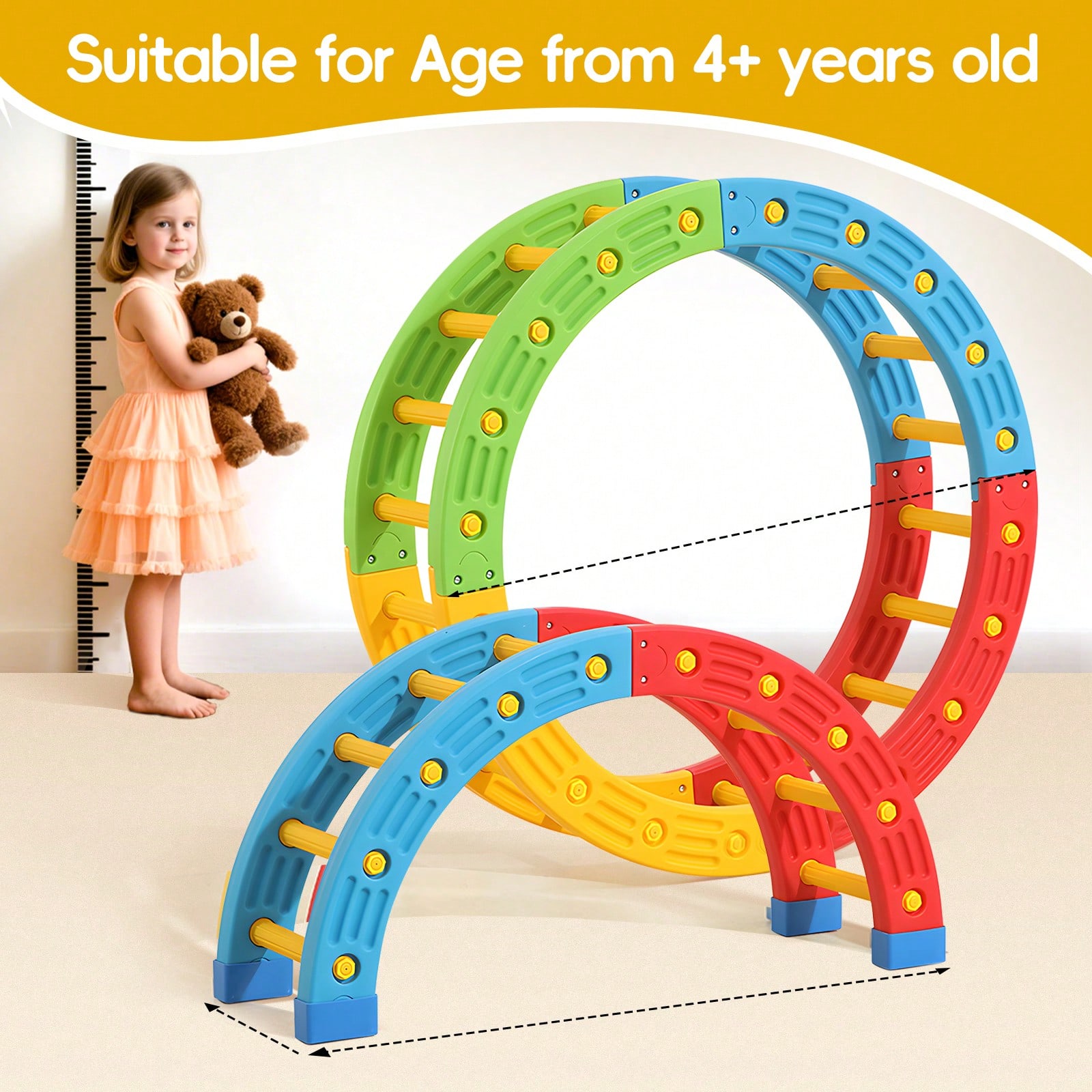 GCCSJ 2-In-1 Foldable Toddler  - đánh giá và giá Kids Toys 3 Year Old