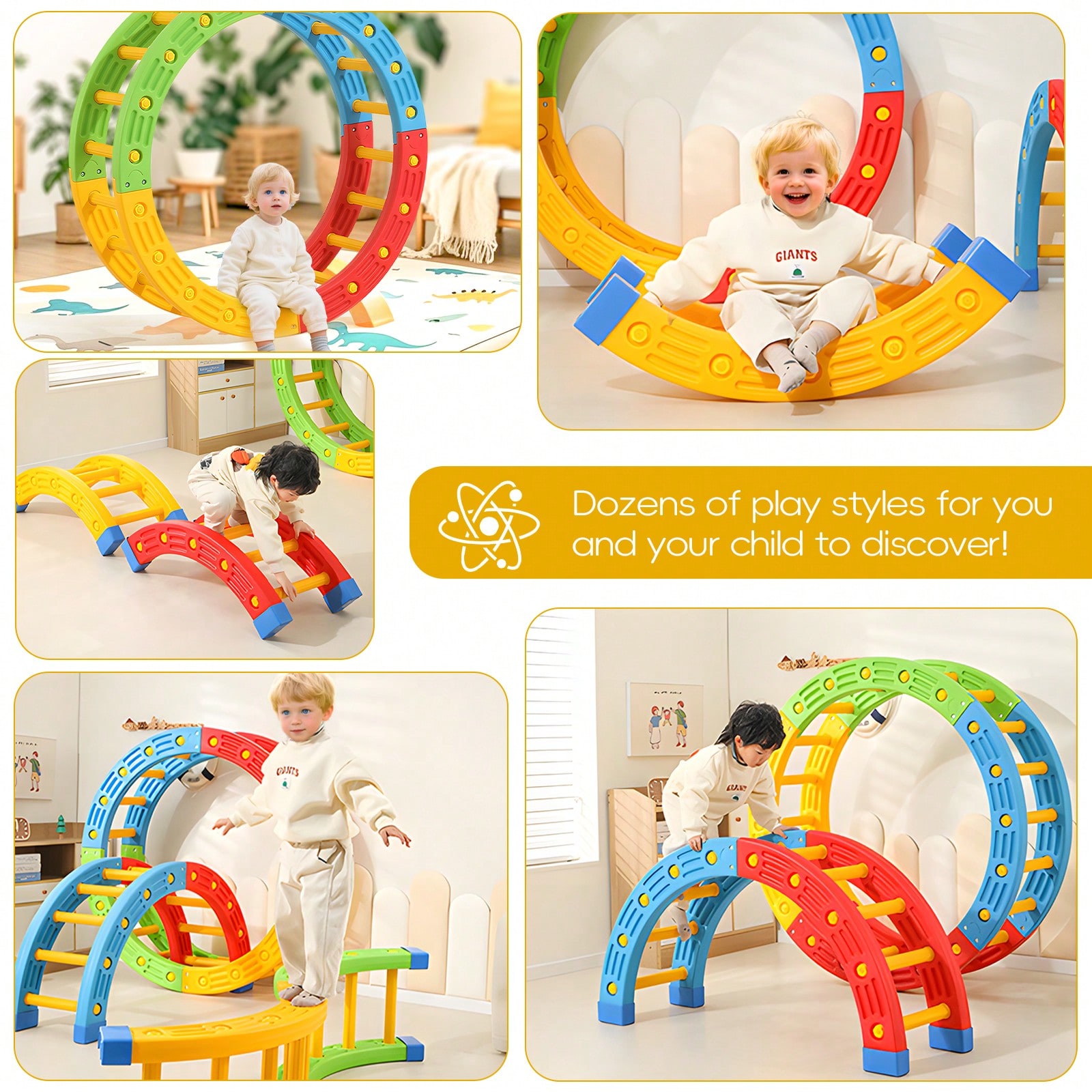 GCCSJ 2-In-1 Foldable Toddler  - đánh giá và giá Kids Toys 3 Year Old