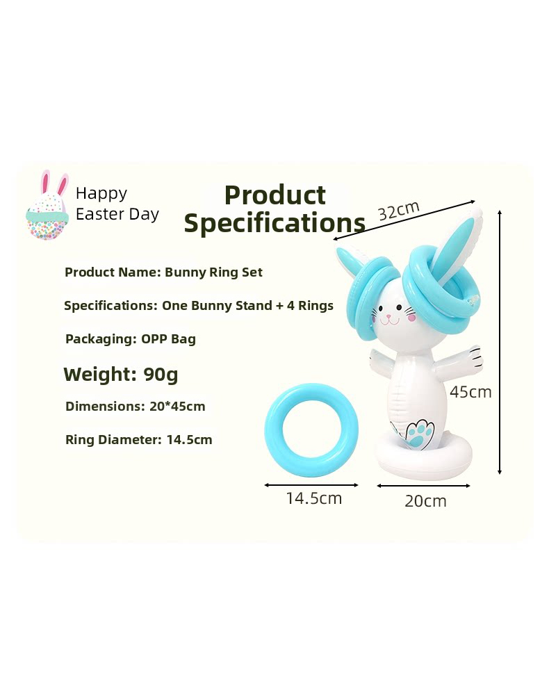 Easter Inflatable Bunny Ring T - đánh giá và giá Kids Toys And Games