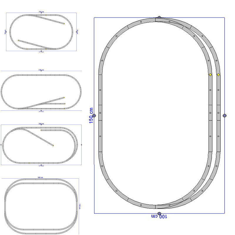 PIKO HO 1/87 Scale Track Set V - đánh giá và giá Toy Train Track Set