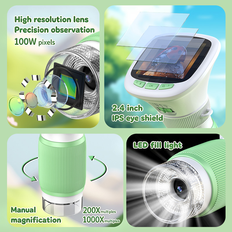 Kids Portable Handheld Digital - đánh giá và giá Microscope Kids Science