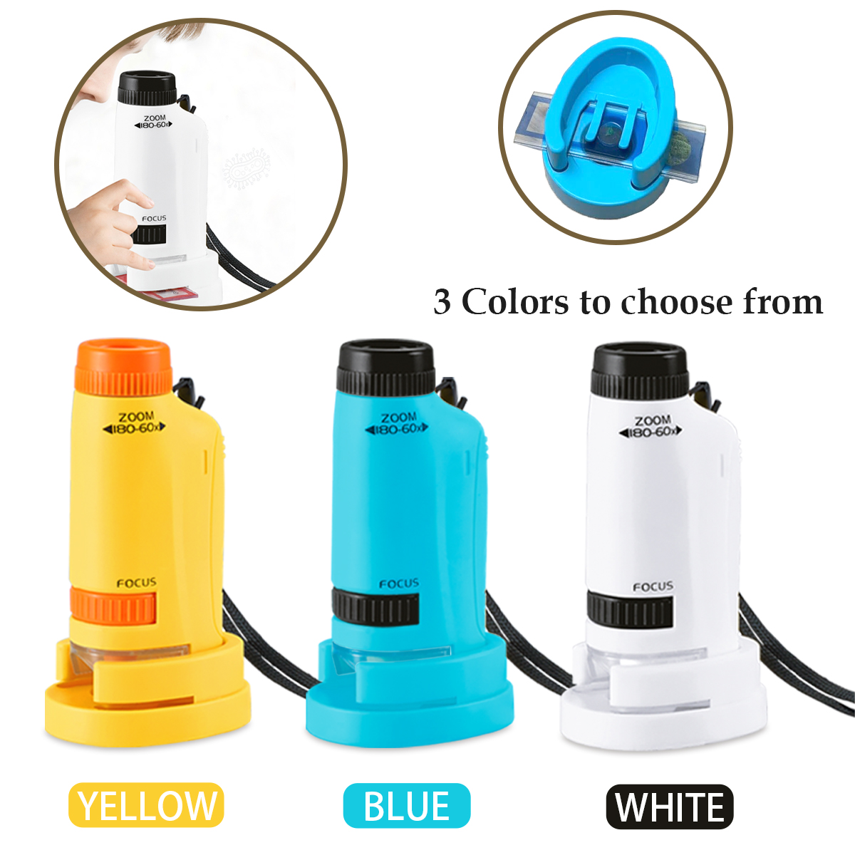 Mini Microscope Handheld Toys  - đánh giá và giá Microscope Kids Science